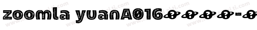 zoomla yuanA016字体下载字体转换